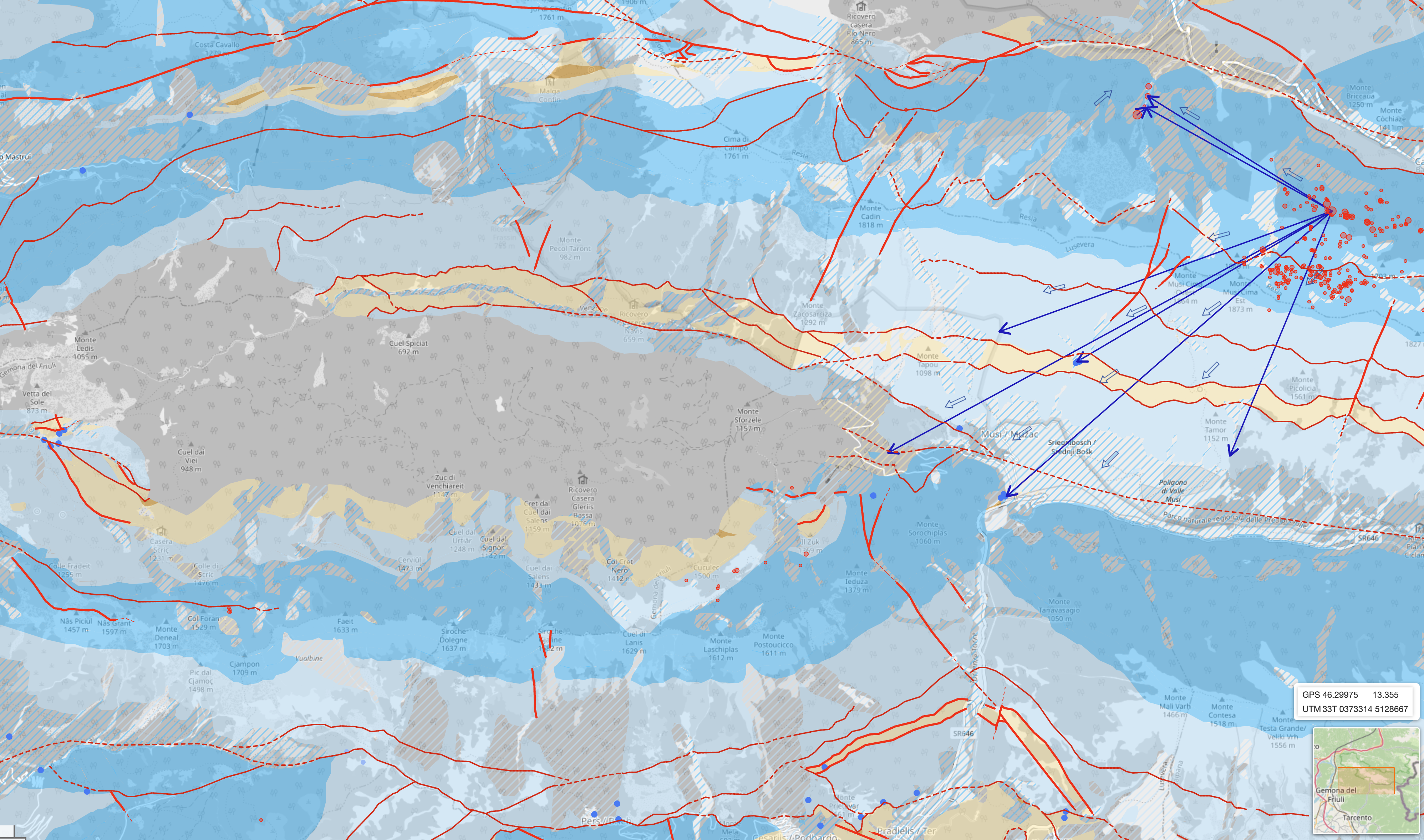 WebGIS acquiferi carsici RAFVG